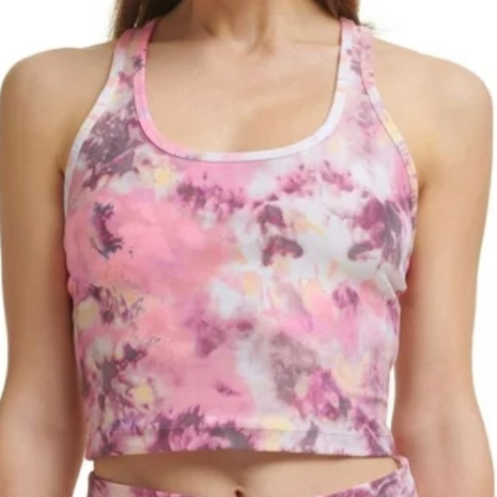 Calvin Klein tank crop top tie-dye